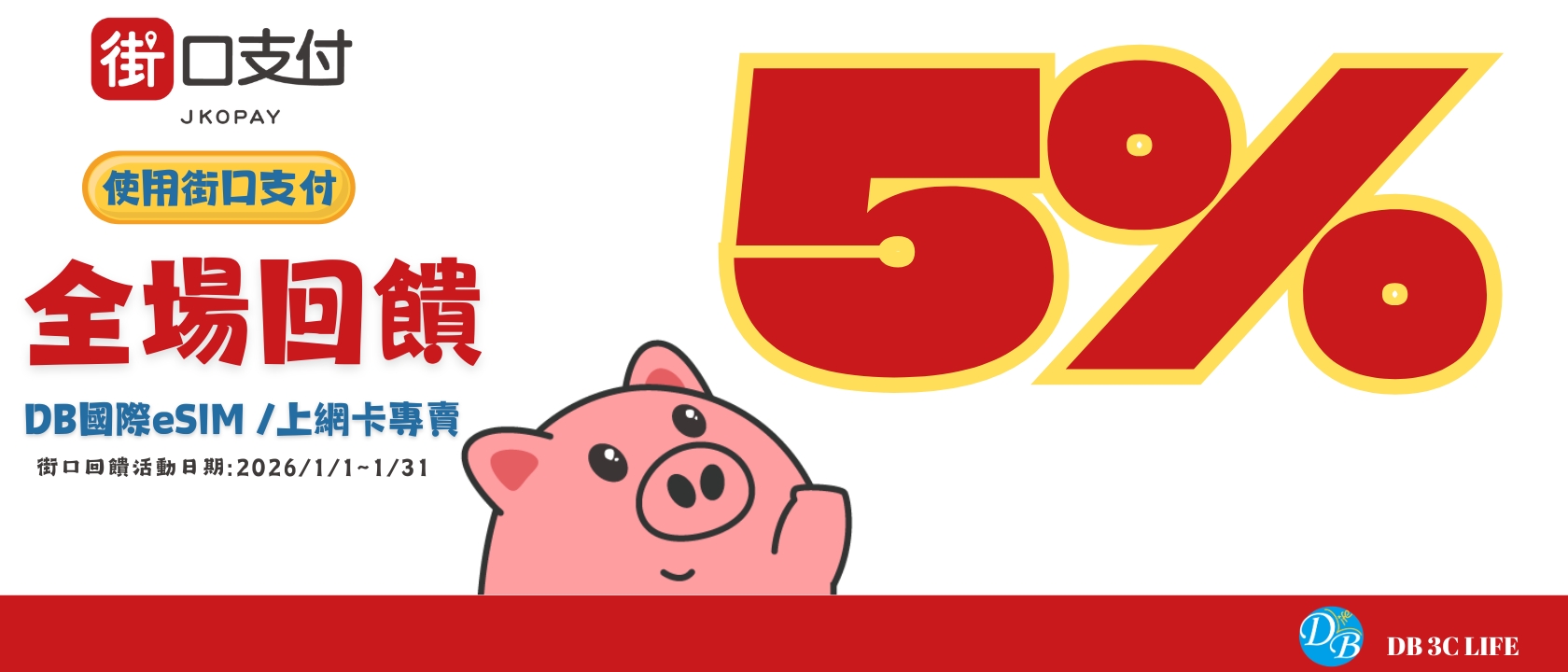 街口5%回饋